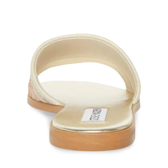 Steve Madden KnoxR Gold Womens Sandals