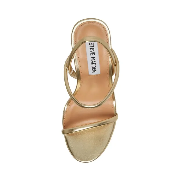 Steve Madden Morgan Gold Womens Sandals