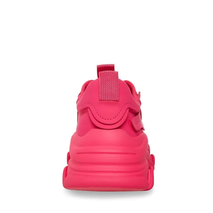 Steve Madden Possession Pink Neon Womens Sneakers