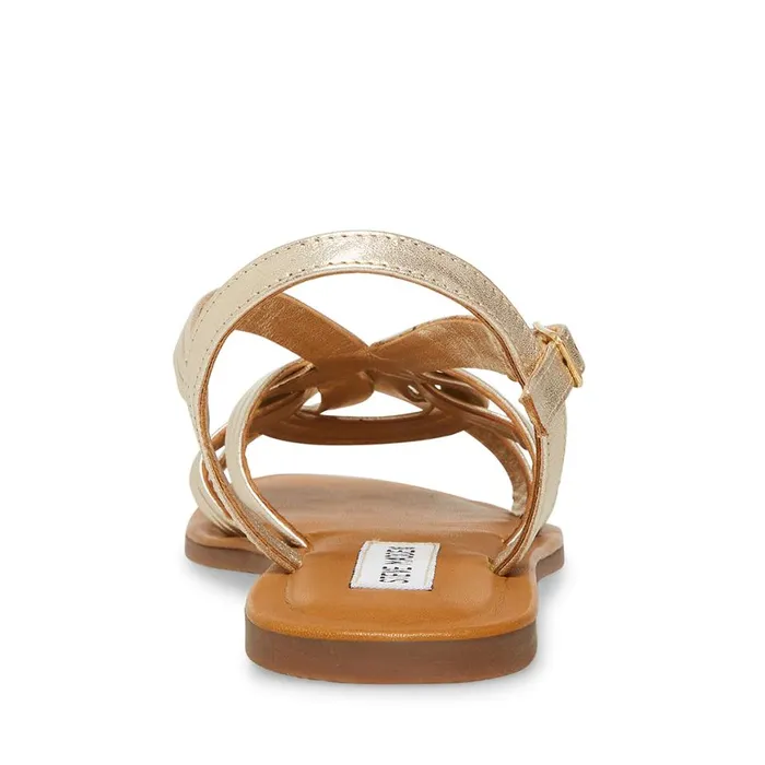 Steve Madden Prim Gold Womens Sandals