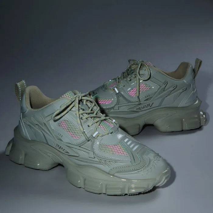Steve Madden Quantum Light Grey Mens Sneakers