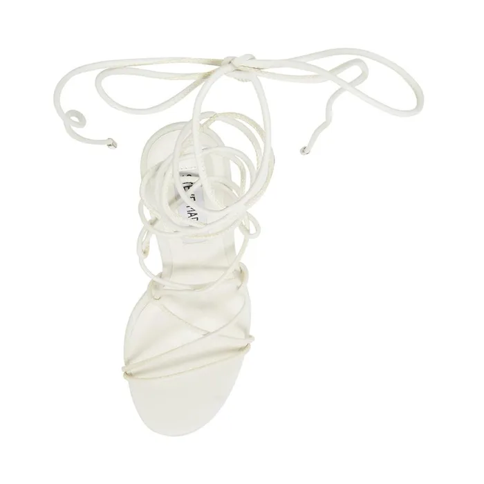 Steve Madden Rezy White Womens Heels