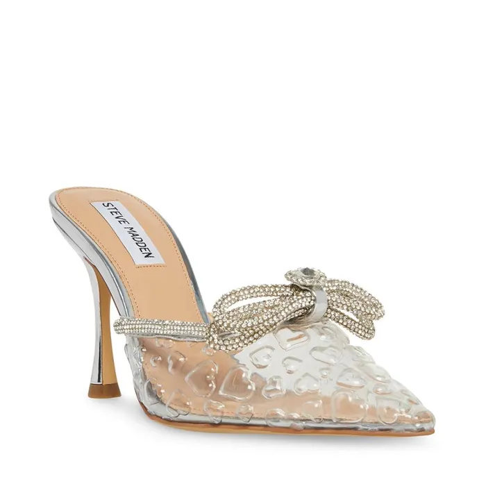 Steve Madden Royal Clear Womens Heels