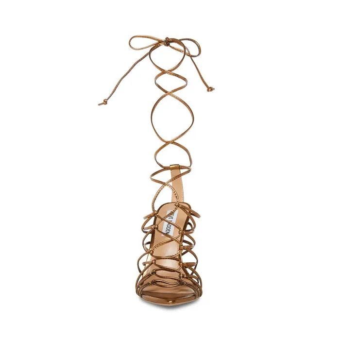 Steve Madden Sonyah Bronze Womens Heels