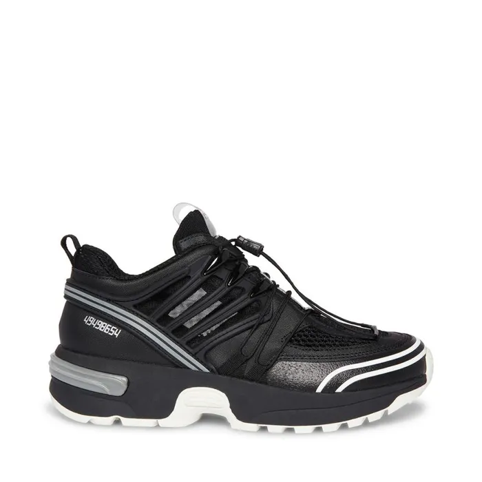 Steve Madden Tommy Black Multi Womens Sneakers