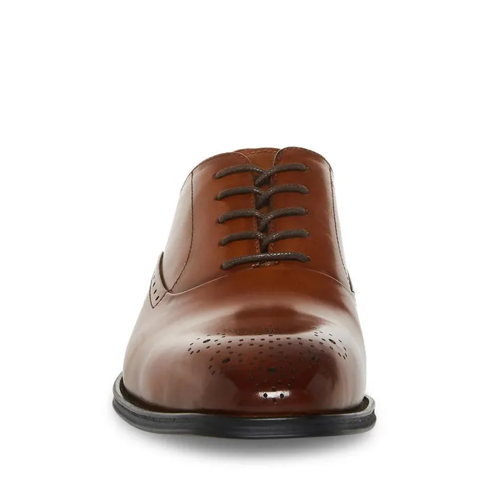 Steve Madden Zate Tan Leather Mens Dress Steve Madden Zate Tan Leather Mens Dress