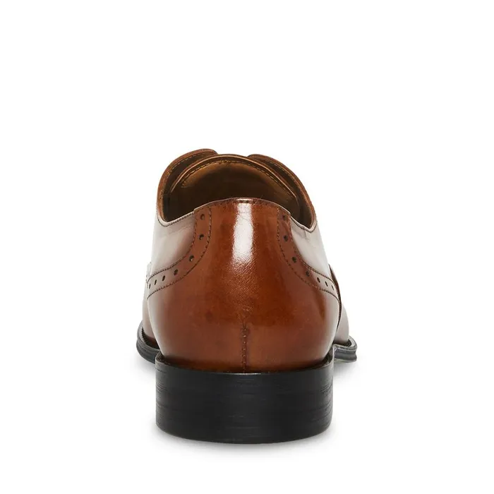 Steve Madden Zate Tan Leather Mens Dress Steve Madden Zate Tan Leather Mens Dress