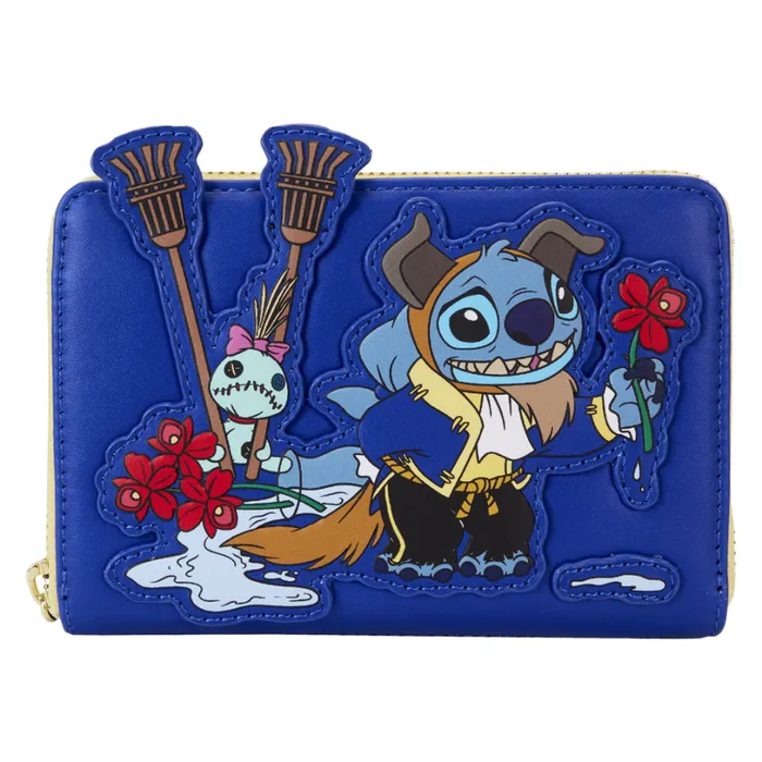 Stitch In Beast Costume Exclusive Zip Around Wallet Unisex Loungefly Bags and Wallets Stitch In Beast Costume Exclusive Zip Around Wallet Unisex Loungefly Bags and Wallets