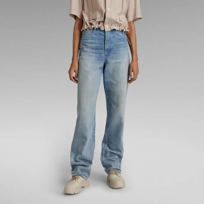 Straight Women GStar RAW Tedie Ultra High Straight Jeans Vintage Electric Blue Straight Women GStar RAW Tedie Ultra High Straight Jeans Vintage Electric Blue