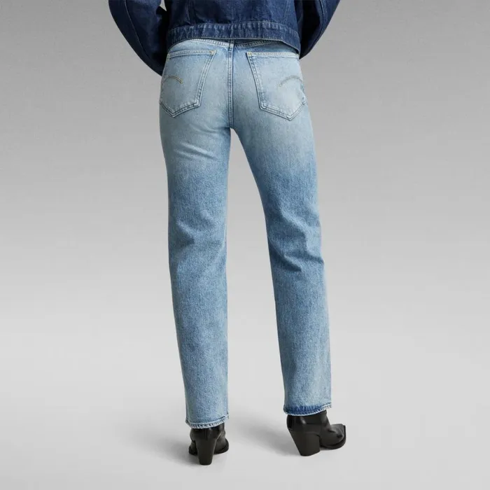 Straight Women GStar RAW Viktoria High Straight Jeans Vintage Olympic Blue