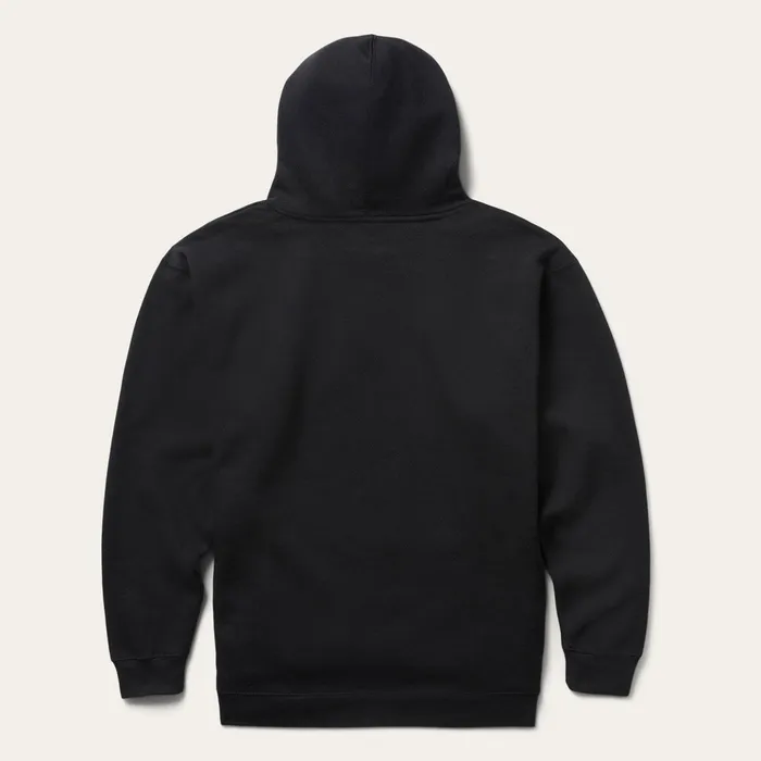 Sweaters and Hoodies Men Stetson Classic Crest Hooded Sweatshirt Black