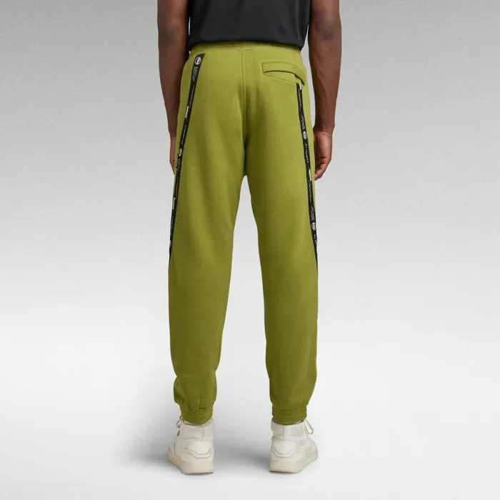 Sweatpants Men GStar RAW Logo Tape Sweat Pants Fresh Olive
