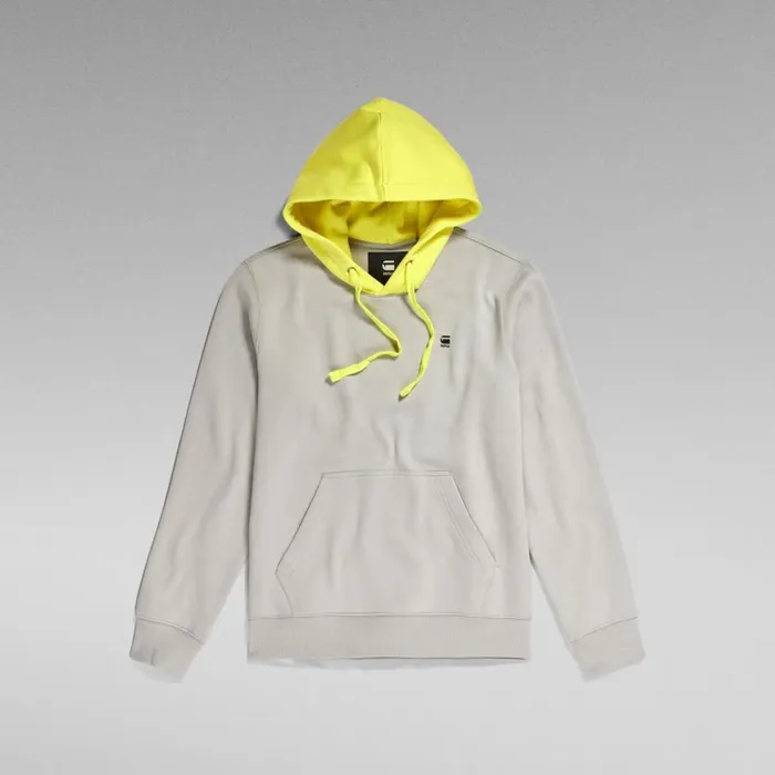Sweatshirts and Hoodies Men GStar RAW Color Blocking Hooded Sweater Grey
