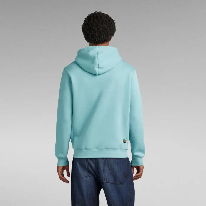 Sweatshirts and Hoodies Men GStar RAW Premium Core Hooded Sweater Ocean