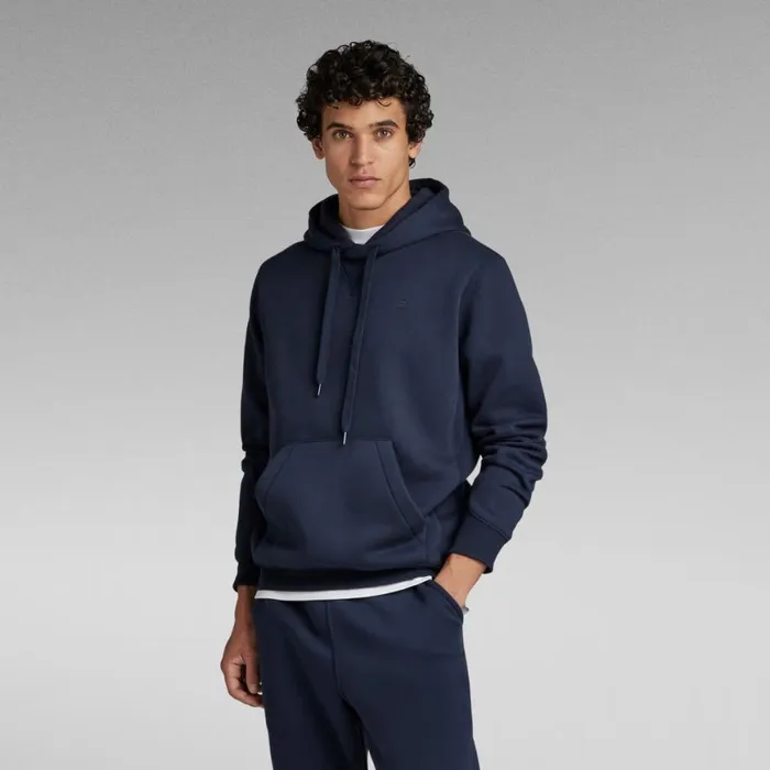 Sweatshirts and Hoodies Men GStar RAW Premium Core Hooded Sweater Sartho Blue