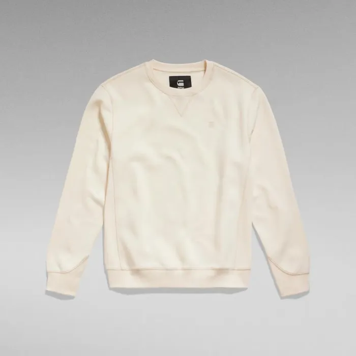 Sweatshirts and Hoodies Men GStar RAW Premium Core Sweater Eggnog