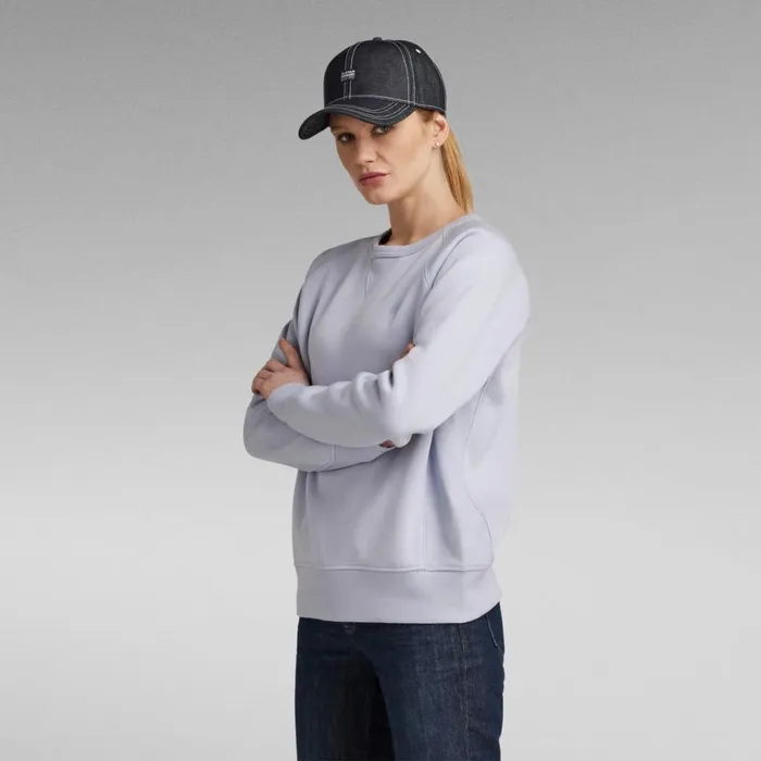 Sweatshirts and Hoodies Women GStar RAW Premium Core 20 Sweater Icelandic Blue