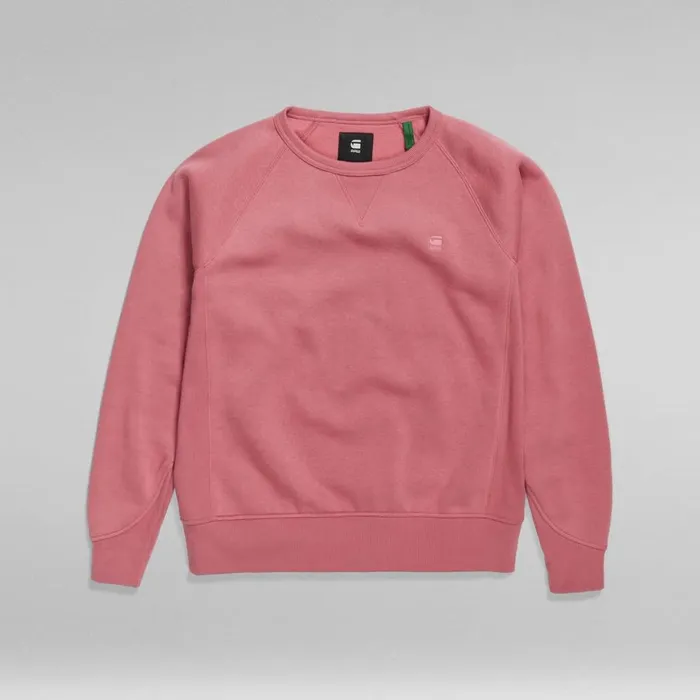 Sweatshirts and Hoodies Women GStar RAW Premium Core 20 Sweater Pink Ink