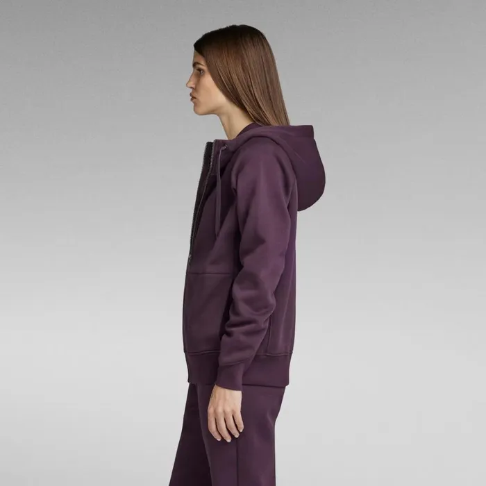 Sweatshirts and Hoodies Women GStar RAW Premium Core 21 Hooded Zip Thru Sweater Light Maze
