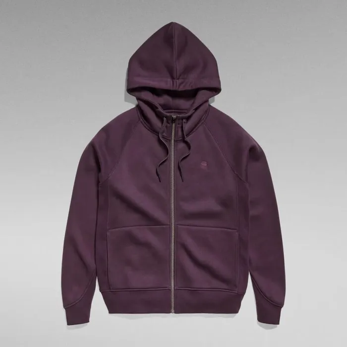 Sweatshirts and Hoodies Women GStar RAW Premium Core 21 Hooded Zip Thru Sweater Light Maze