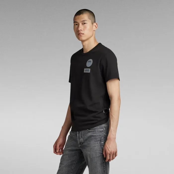 TShirts and Polos Men GStar RAW Badges TShirt Dark Black