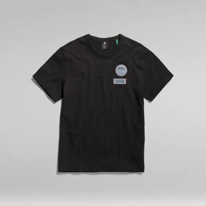 TShirts and Polos Men GStar RAW Badges TShirt Dark Black