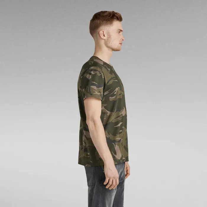 TShirts and Polos Men GStar RAW Camo TShirt Turf Woodland Camo