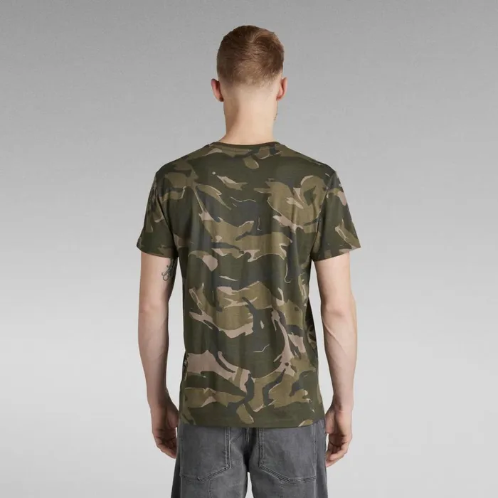 TShirts and Polos Men GStar RAW Camo TShirt Turf Woodland Camo