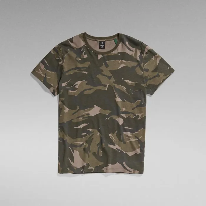 TShirts and Polos Men GStar RAW Camo TShirt Turf Woodland Camo