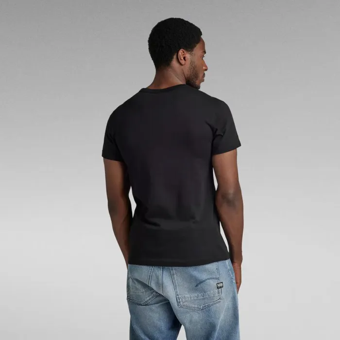TShirts and Polos Men GStar RAW Graphic STM 2 TShirt Dark Black