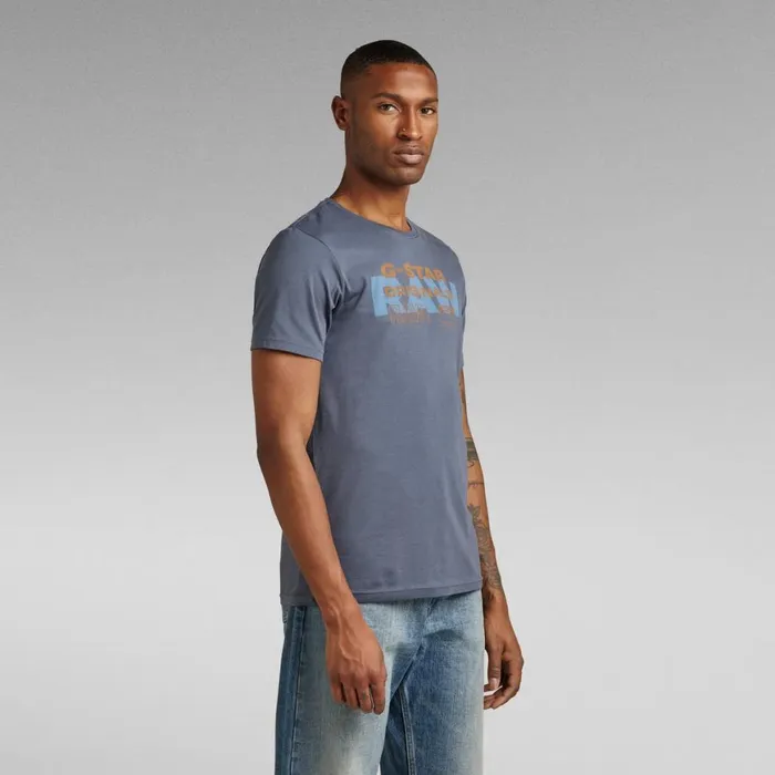 TShirts and Polos Men GStar RAW Raw Originals Slim TShirt Fantem Blue