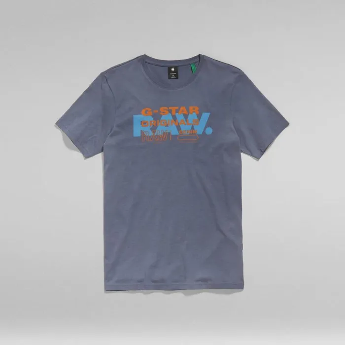 TShirts and Polos Men GStar RAW Raw Originals Slim TShirt Fantem Blue