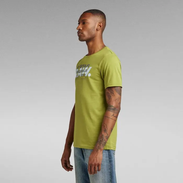 TShirts and Polos Men GStar RAW RAW Originals Slim TShirt Fresh Olive