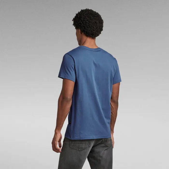 TShirts and Polos Men GStar RAW Raw Strike Thru TShirt Retro Blue