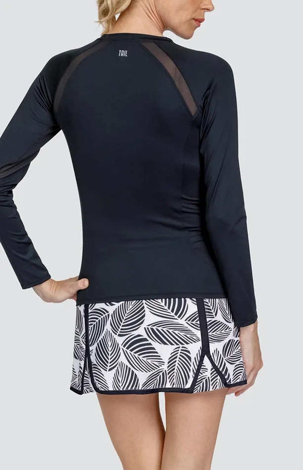 Tail Activewear Alda Top 8211 Onyx Black Women Long Sleeve
