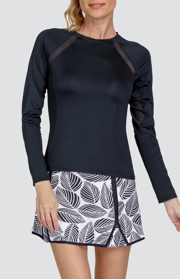 Tail Activewear Alda Top 8211 Onyx Black Women Long Sleeve