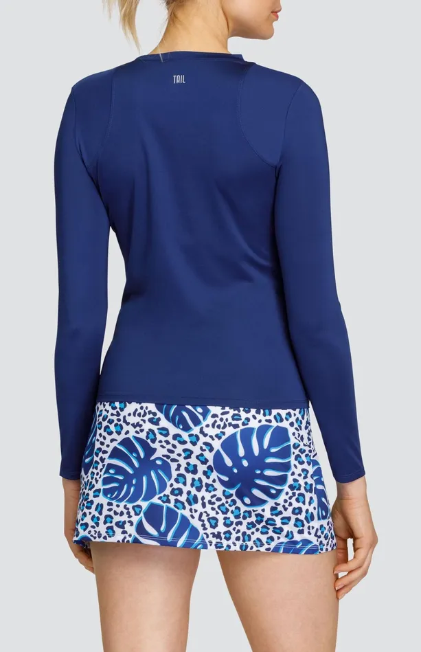 Tail Activewear Crown Top 8211 Blue Depths Women Long Sleeve