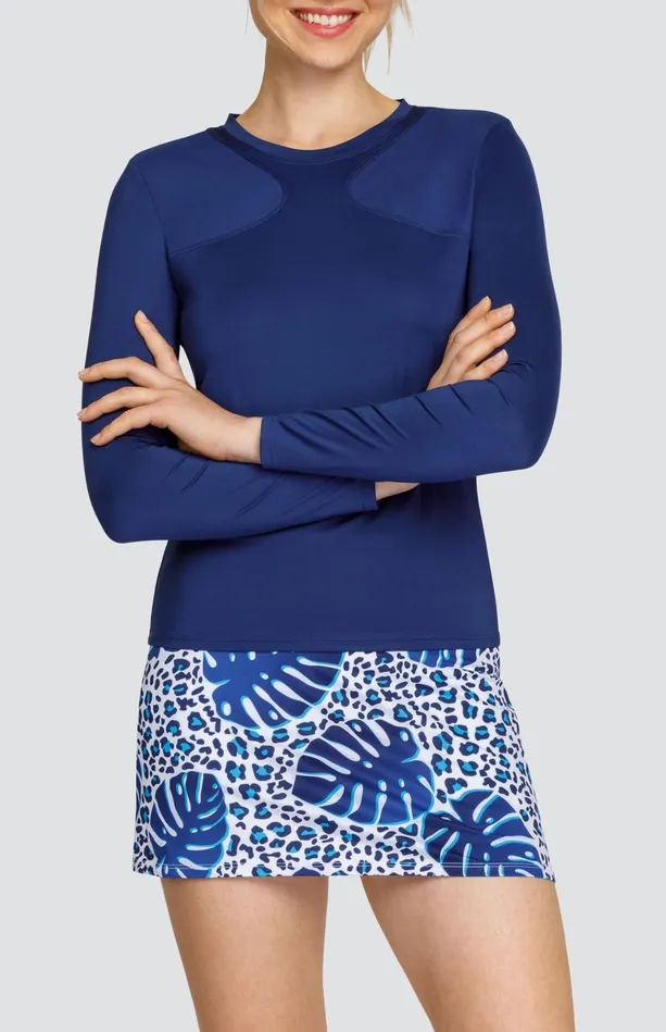 Tail Activewear Crown Top 8211 Blue Depths Women Long Sleeve