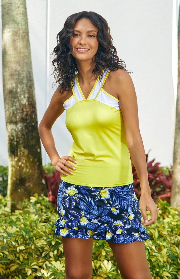 Tail Activewear Giza Tank 8211 Buttercup Women Tanks
