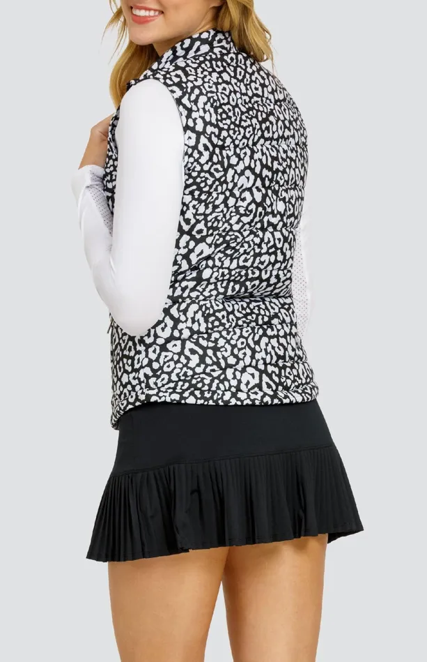Tail Activewear Harlow Vest 8211 Onyx Leopard Women Jackets And Vests
