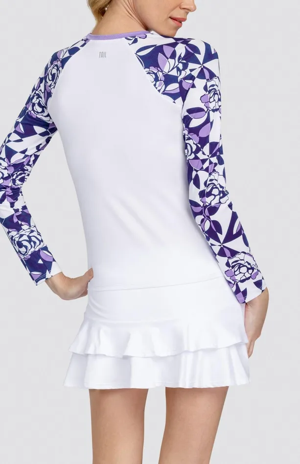 Tail Activewear Kalila Top 8211 Mosaic Blossom Women Long Sleeve
