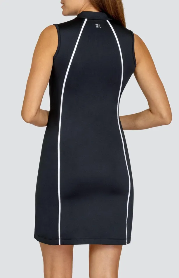 Tail Activewear Mika 365034 Dress 8211 Onyx Black Women Sleeveless