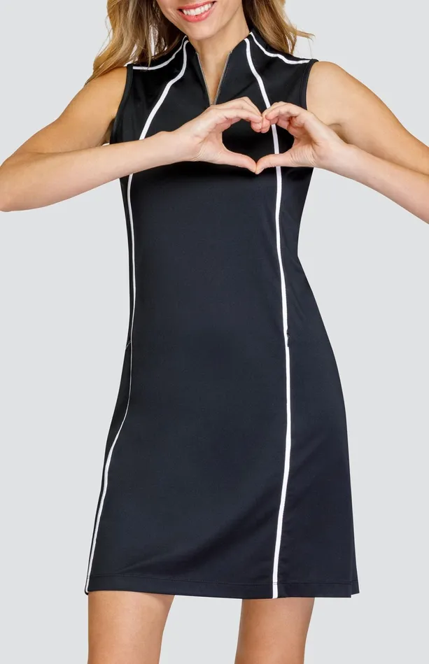 Tail Activewear Mika 365034 Dress 8211 Onyx Black Women Sleeveless