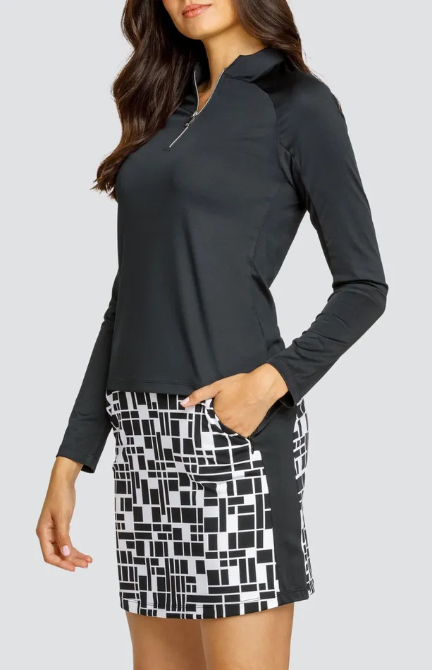 Tail Activewear Nori Top 8211 Onyx Black Women Long Sleeve