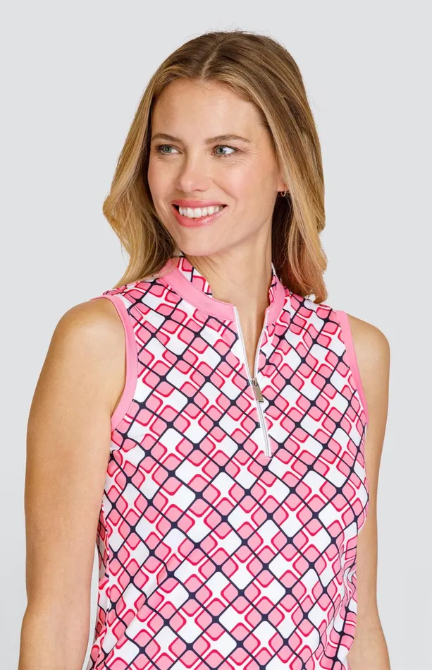 Tail Activewear Ravali Top 8211 Kismet Geo Women Sleeveless