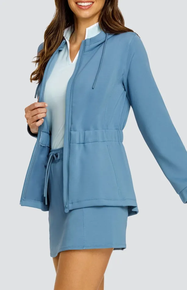 Tail Activewear Robyn Hooded Jacket 8211 Copen Blue Women Jackets And Vests