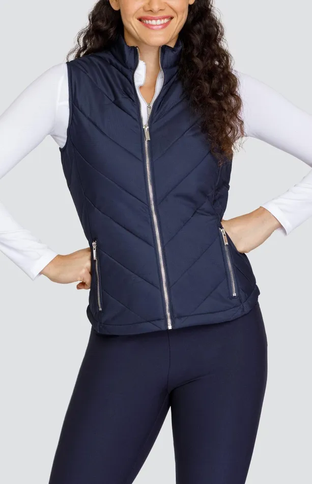 Tail Activewear Sonny Vest 8211 Night Navy Women Jackets And Vests