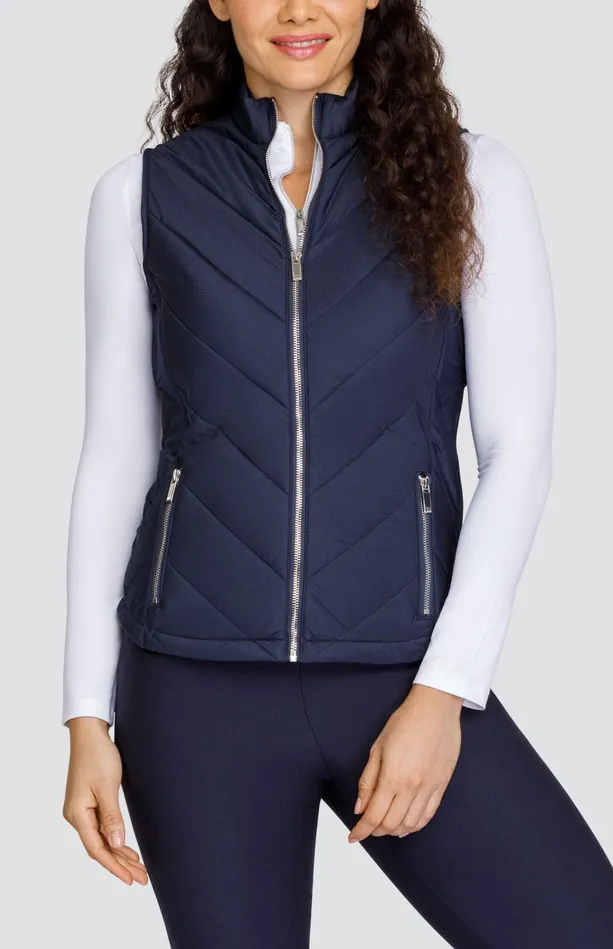 Tail Activewear Sonny Vest 8211 Night Navy Women Jackets And Vests