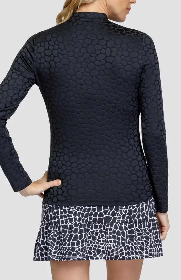 Tail Activewear Tamil Top 8211 Pebbles Onyx Women Long Sleeve