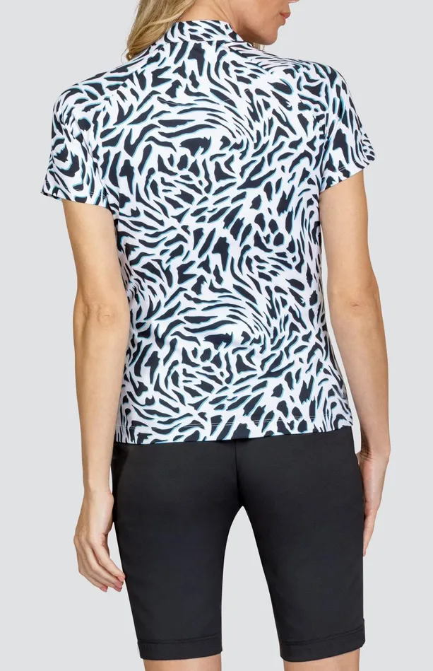 Tail Activewear Valeska Top 8211 Leo Swirl Women Short Sleeve